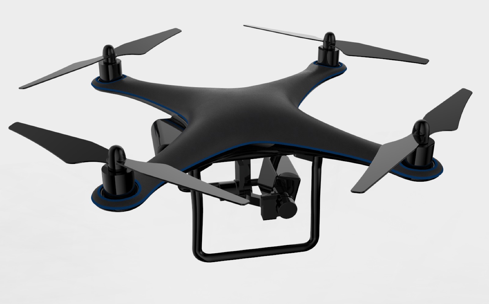 Diseño de superficies para dron industrial